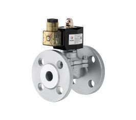 Клапаны электромагнитные (соленоидные) прямого действия фланцевые