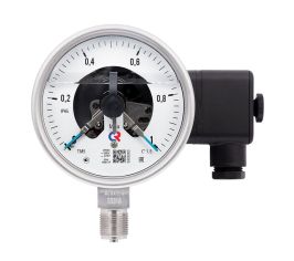 Манометры коррозионностойкие виброустойчивые с электроконтактной приставкой