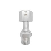 Фитинг резьбовой М20х1,5 - G1/2 (внутр. накидная гайка - наруж), нержавеющая сталь