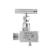 Одновентильный игольчатый клапан SS-2V4, FM20x1,5-FM20x1,5 (внутр.- внутр.), материал - нерж. сталь, макс. рабочее давление - 60,0МПа