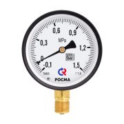 МАНОМЕТР общетехнический 40мм, Тип - ТМ-110Р, радиальное присоединение. 0-16MPa. Резьба M10x1. Класс точности 2,5.