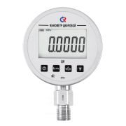 МАНОМЕТР цифровой 100мм, Тип - ЦМ-И-521Р, радиальное присоединение. 0-0,1MPa. Резьба М20х1,5. Класс точности 0,25. Питание 24В DC.